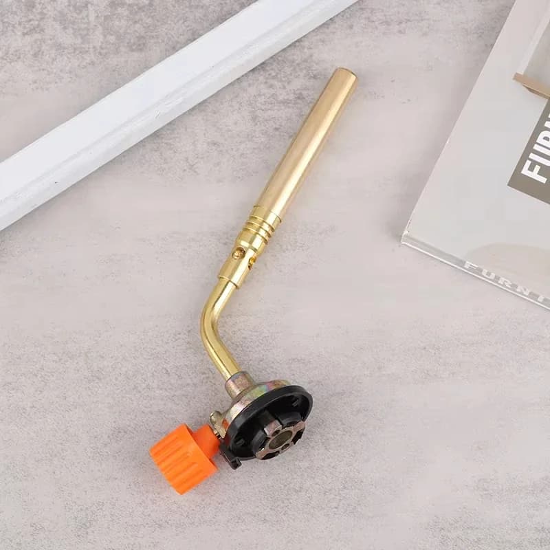 Welding Gas Flame Gun Butane Burner Brazing Flamethrower Heat Soldering Outdoor Camping Gun BBQ Portable Equipment