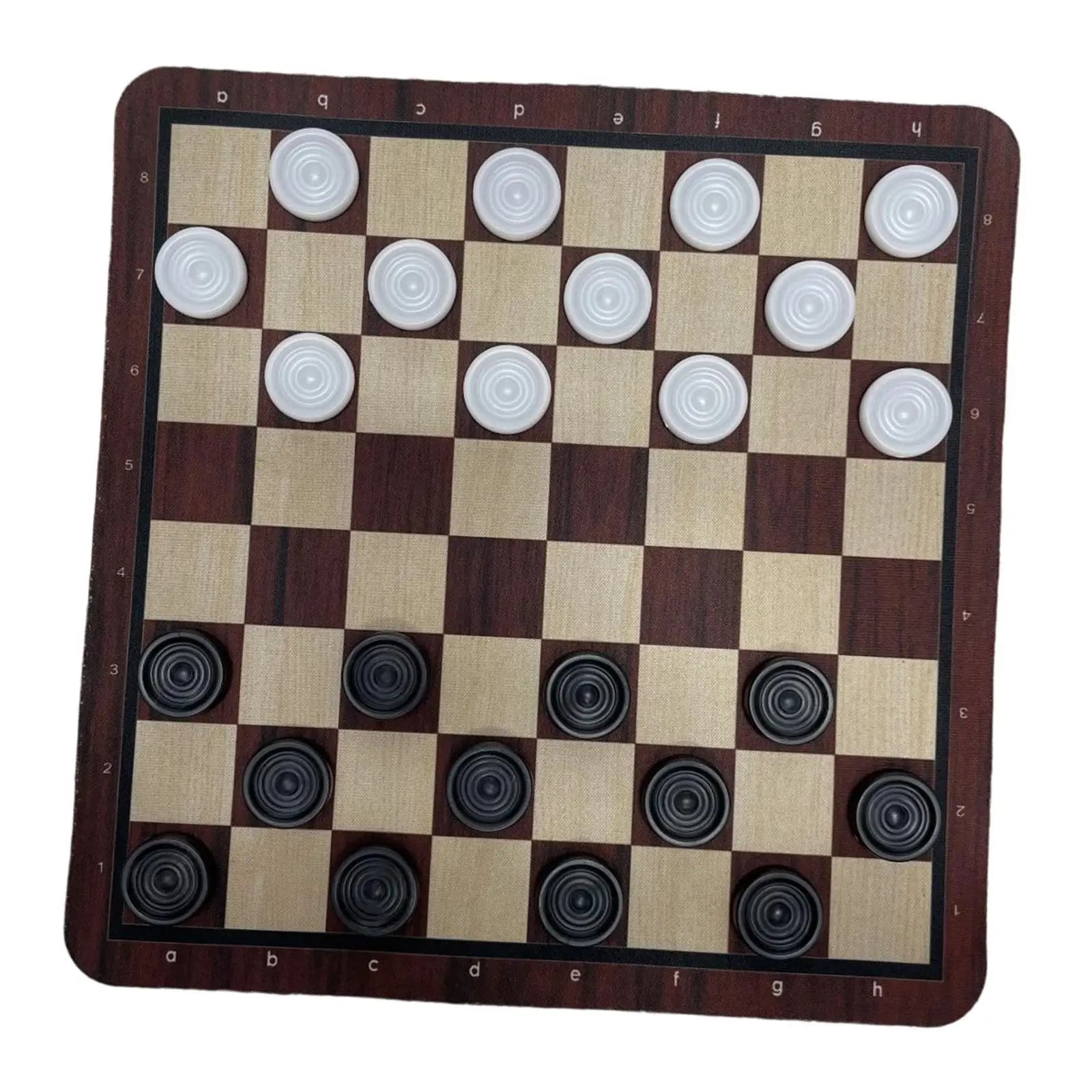 Set di scacchi Regalo per bambini Gioco per il tempo libero Viaggi Pezzi di dama portatili interattivi