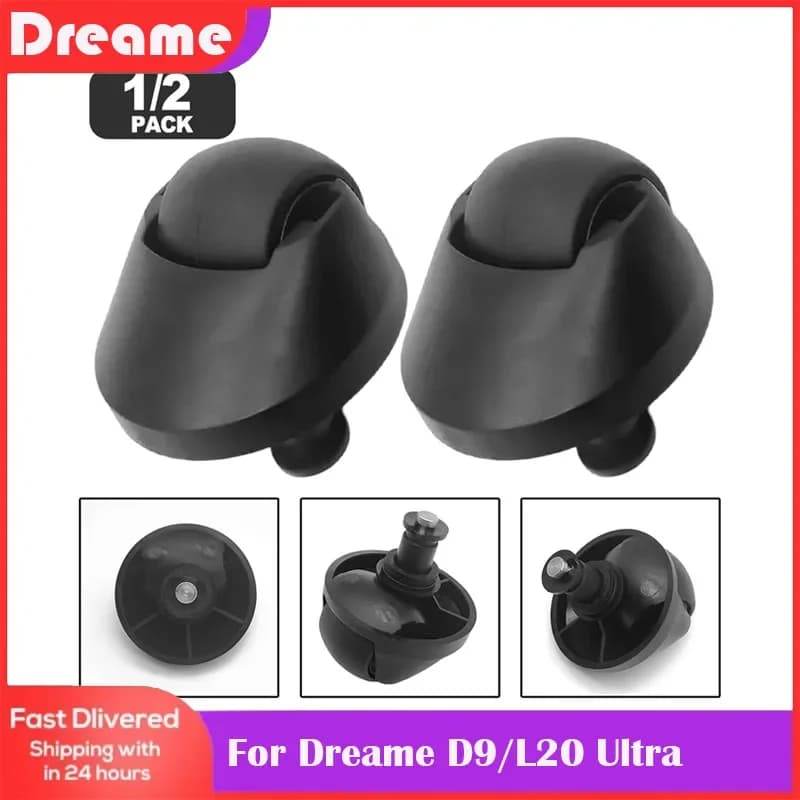 1/2pcs Ruota anteriore per Dreame D9/L20 Ultra/Robot Aspirapolvere Accessori Ruote di ricambio in plastica Fornitore domestico