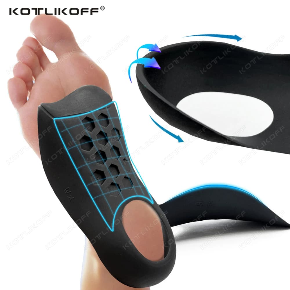Piede piatto X/O-Leg Correzione Solette Ortesi Supporto per arco Fascite plantare Sollievo Uomini/Donne Cura del piede Suola per scarpe Inserti