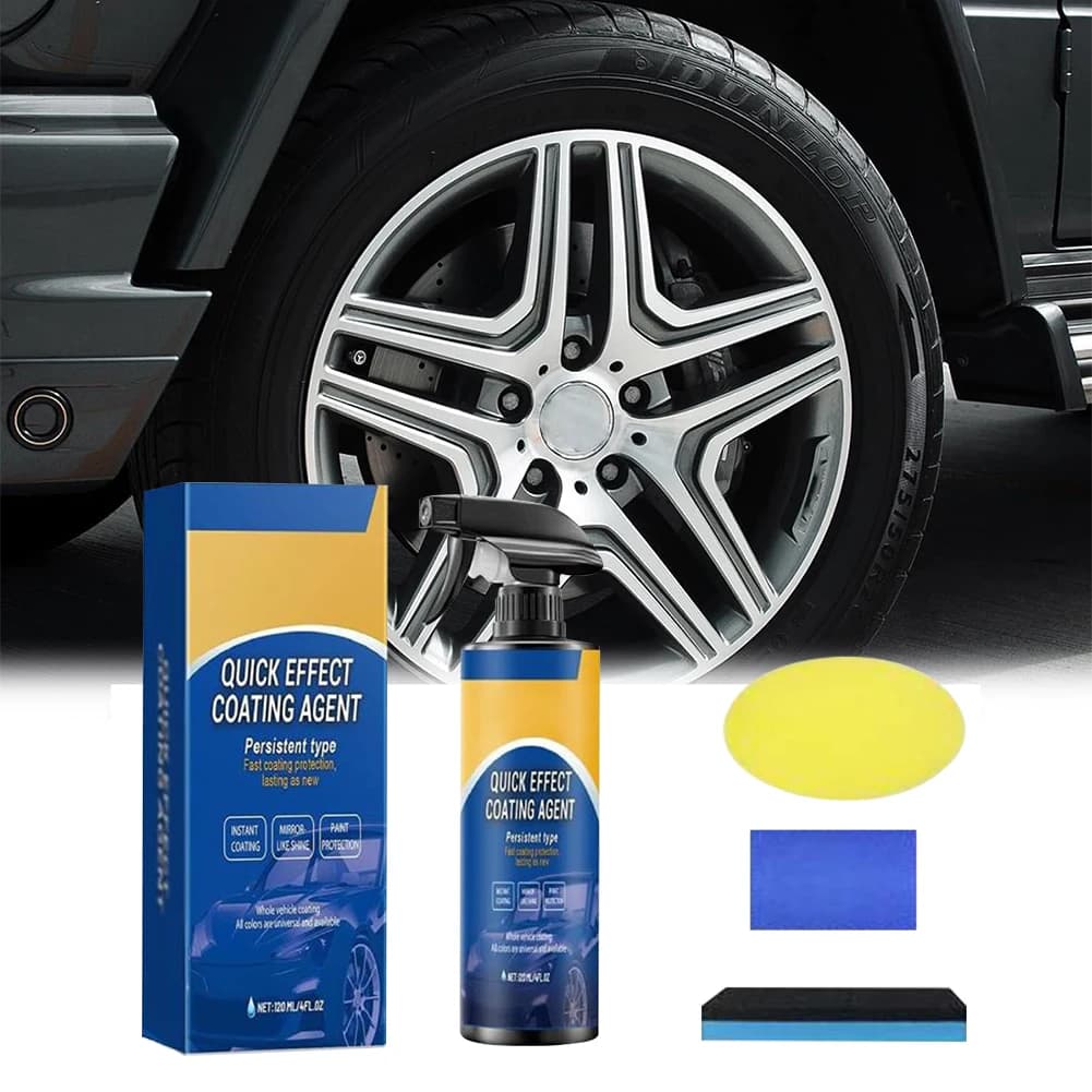 Agente di Rivestimento ad Effetto Rapido, Spray Protettivo per Auto ad Alta Protezione, Cera per Auto a Rapida Applicazione