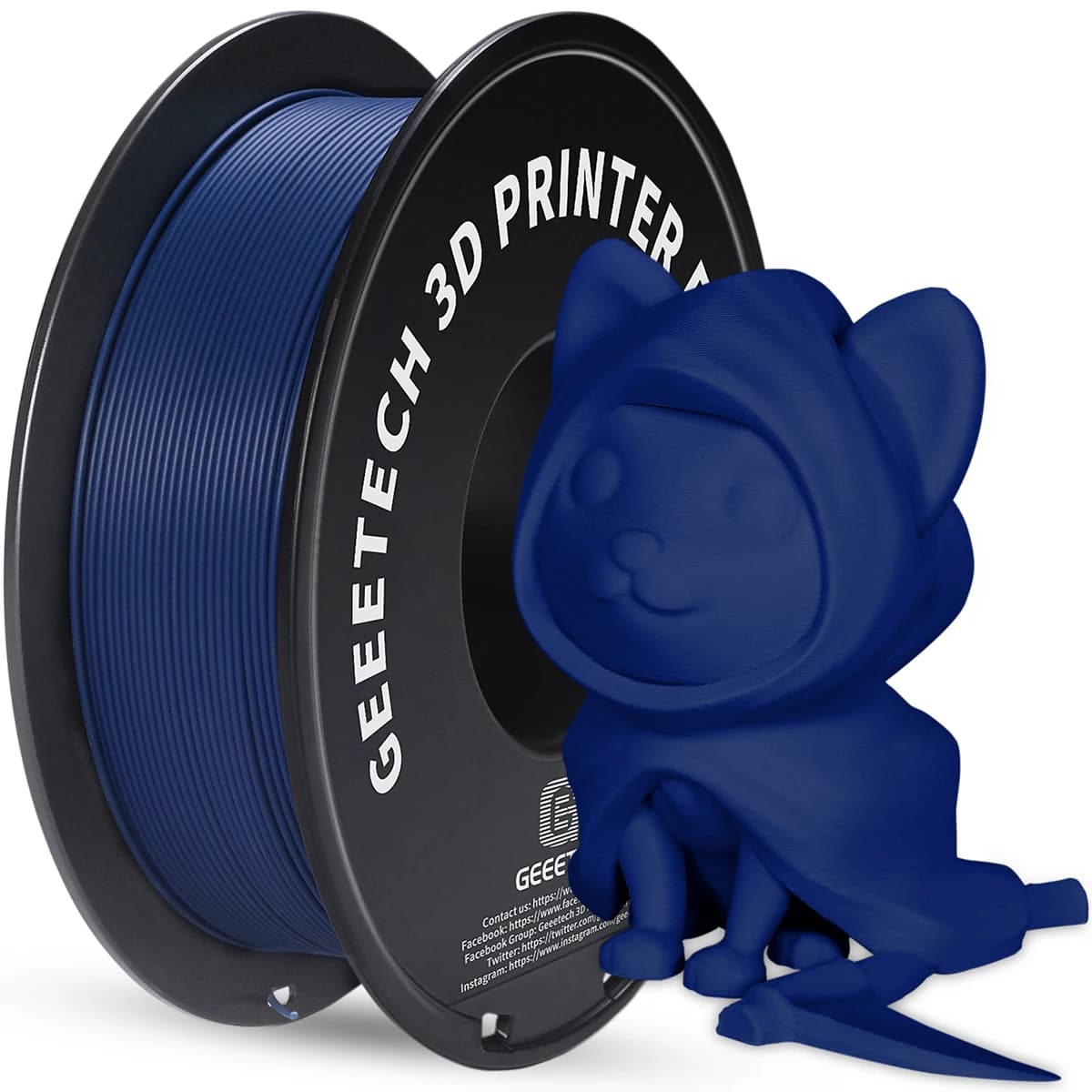 Geeetech 1 kg 1,75 mm Matte PLA 3D Printer Filament Vacuum Packing Foreign Storage A variety of colors Fast shipping