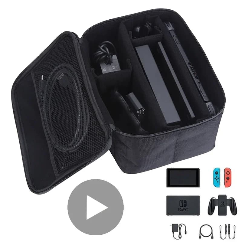 Custodia da trasporto per Nintendo Switch Borsa da trasporto Valigia Custodia per carte da gioco Custodia per Nintedo Nitendo Swich Swich con grandi accessori
