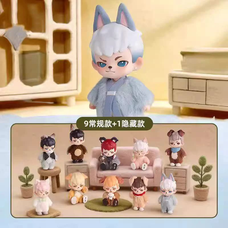 Rayan No Puppies No World Series Blind Box Kawaii Anime Action Figure Giocattoli Sorpresa Mystery Box Regalo da Collezione
