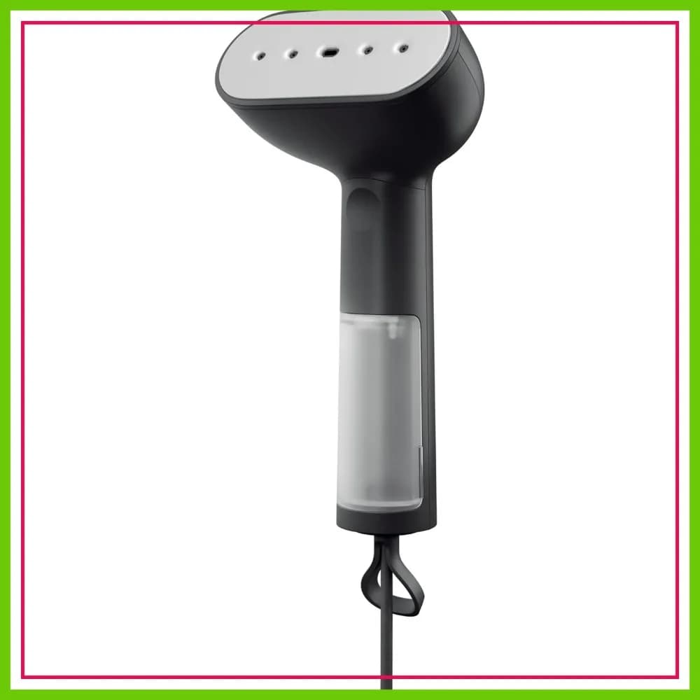 Vaporizzatore Portatile per Vestiti 1200W, 20g/min di Vapore, Riscaldamento Rapido in 20s, Ferro da Stiro da Viaggio Portatile, Nero
