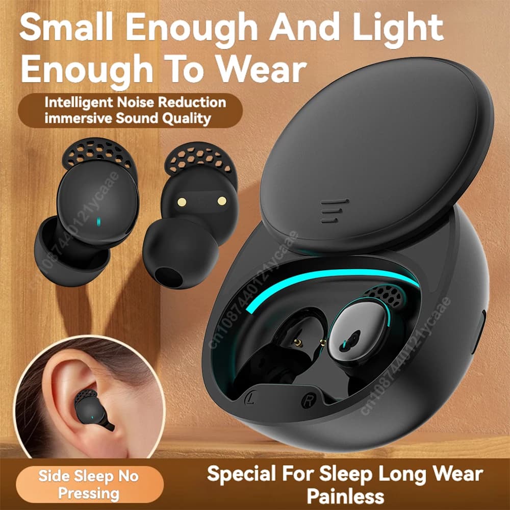 Mini auricolari Bluetooth wireless veri con riduzione del rumore, supporto per telefono ad alto volume, giochi sportivi, auricolari musicali
