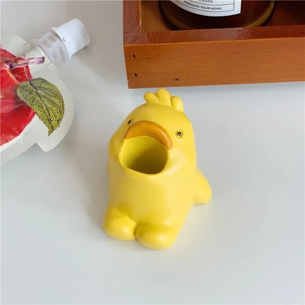 Portaspazzolino a forma di animale Base antiscivolo Supporto per spazzolino in resina Simpatico squalo Corgi Decorazione multifunzionale per il bagno
