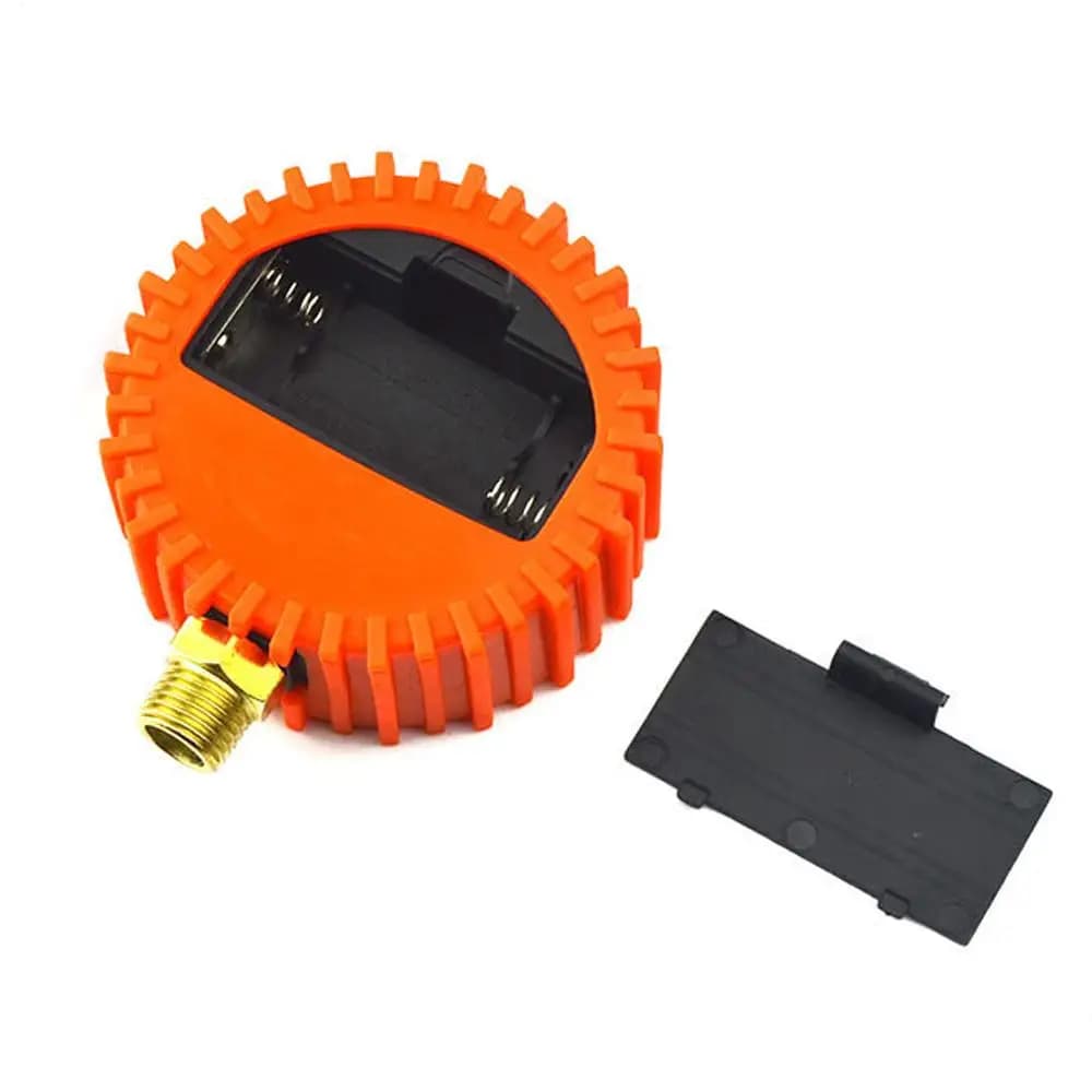 Manometro dell'aria Pressione dei pneumatici Accessori per compressori digitali per carichi pesanti Manometro digitale per pneumatici con gonfiatore per camion camper con rimorchio