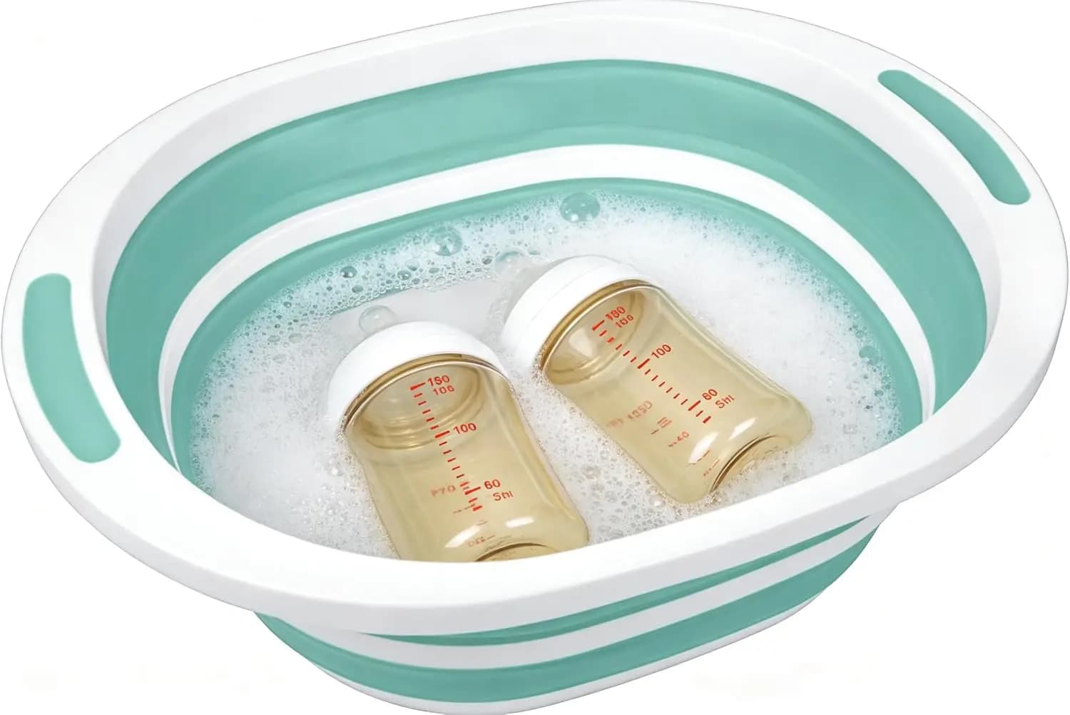 Lavabo Pieghevole per Biberon, Tagliere da Cucina, Vasca per Preparazione BBQ per Camper e Casa, Contenitore Pieghevole per Lavello da Cucina