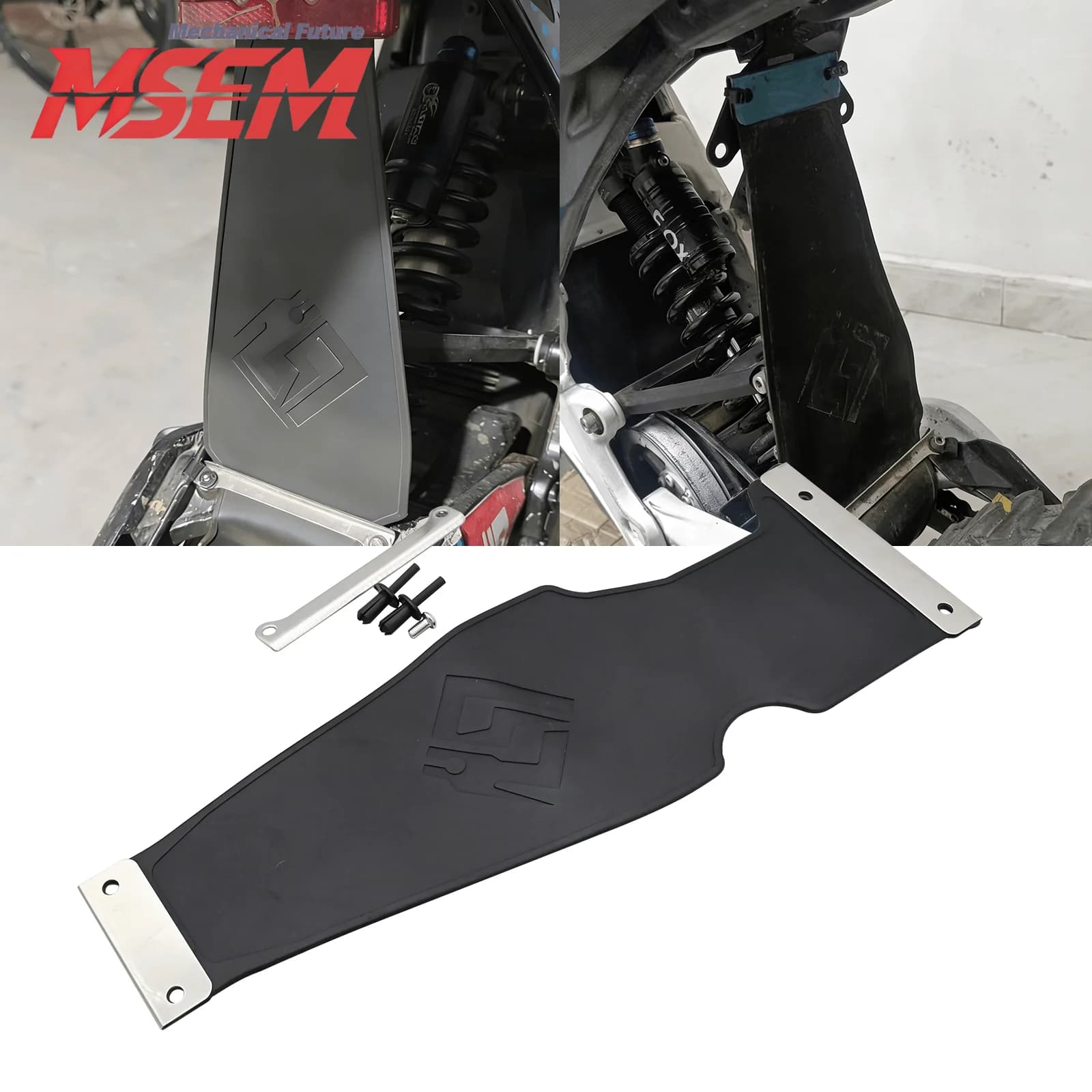 Parafango Posteriore con Ammortizzatore per Moto Elettriche Sur Ron Light Bee X & S, Segway X260 X160