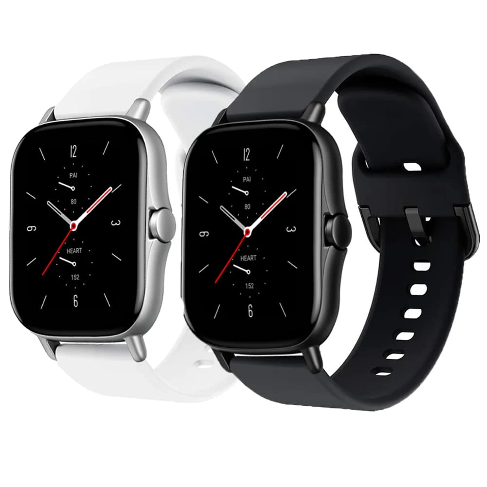 Fascia da 20mm 22mm per Amazfit GTS 3/2/2e/GTS2 Mini Silicone GTR 3 3 pro/GTR2/2e/stratos 2/3 cinturino per orologio correa Amazfit bip strap