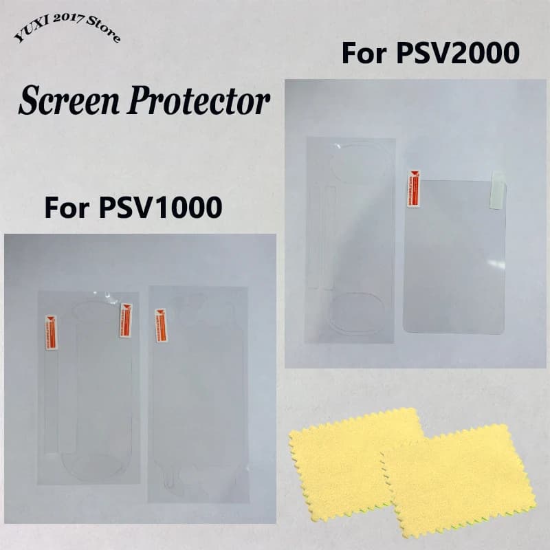 1/2/5 set di pellicole protettive per schermo trasparenti HD per protezione anteriore e posteriore PS Vita PSV 1000/2000