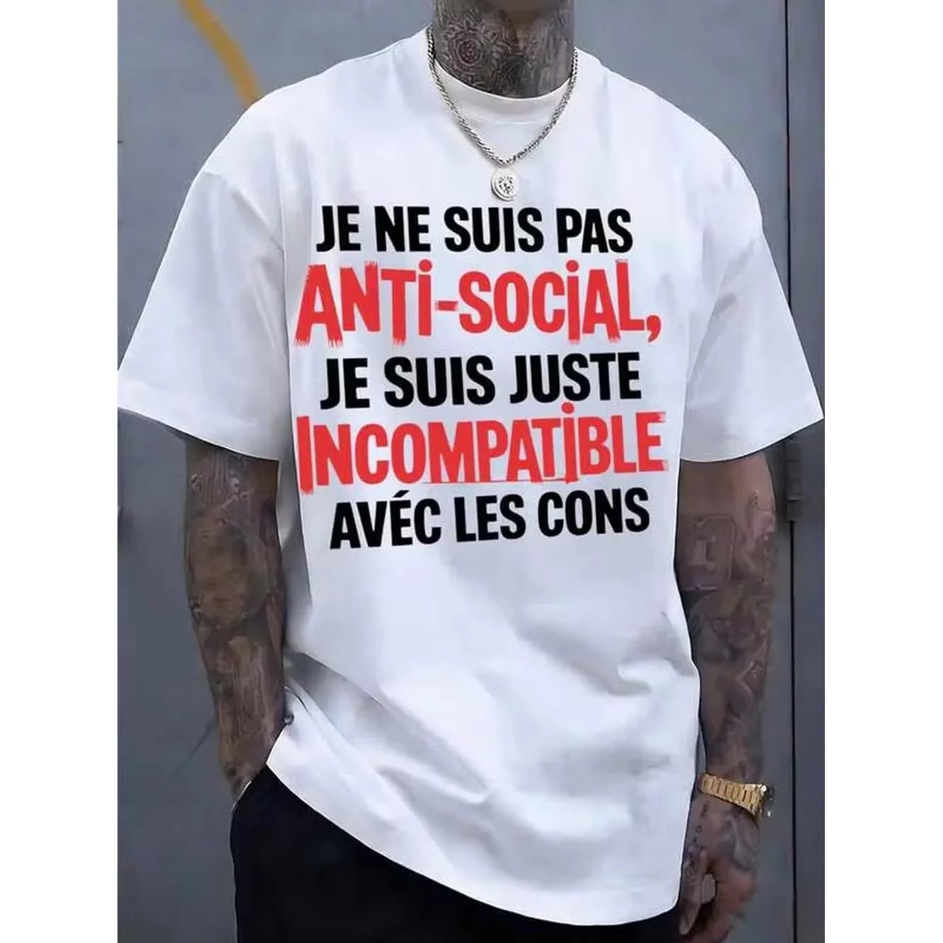 I Am Not Anti Social I Am Just Incompatible With Idiots T-Shirt For Casual And Sports Wear