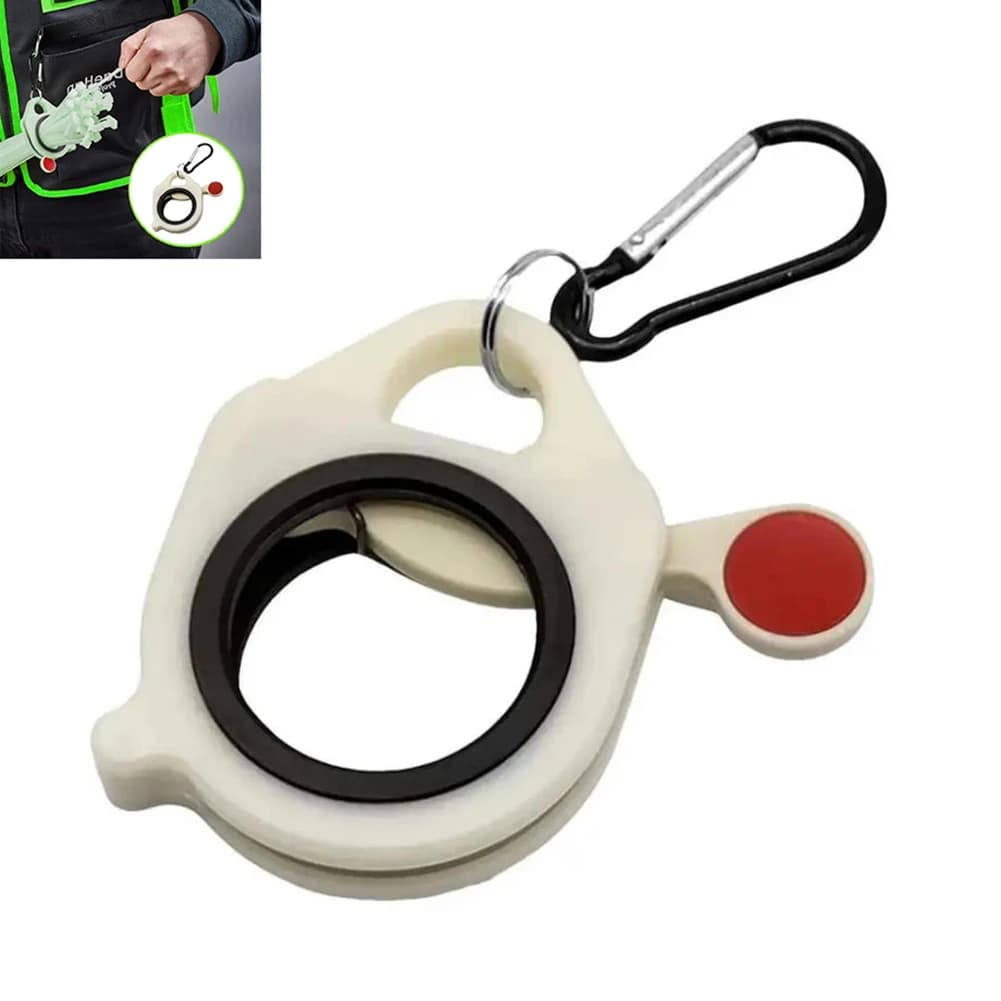 Porta fascette per cavi Organizzatore portatile per fascette per cavi fluorescenti Fascette per cavi elettrici riutilizzabili Strumento per riporre fascette per cavi