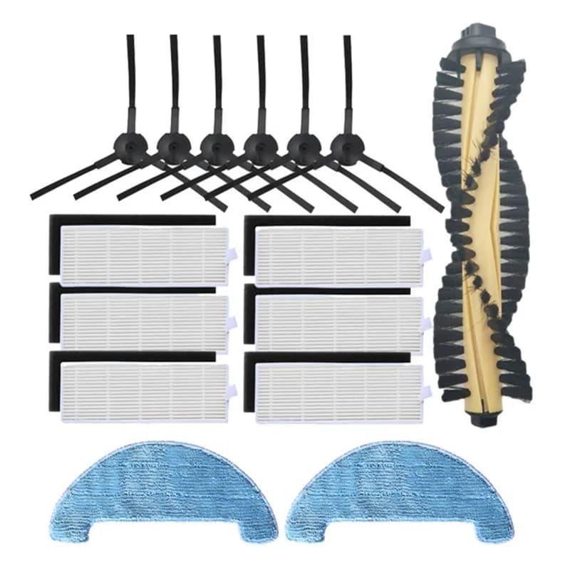 Robot Aspirapolvere Spazzola Laterale Filtro Hepa Mop Panni Stracci per EASY HOME RVC 5000 Aspirapolvere Pezzi di Ricambio Spazzole Pulizia Mop Panno