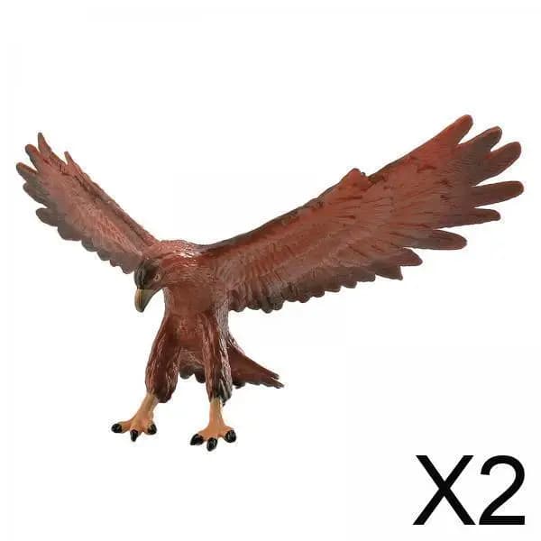 Statua in PVC di simulazione animale, modello di uccello realistico, figure di fauna selvatica, giocattolo educativo per scrivania, mensola, stanza