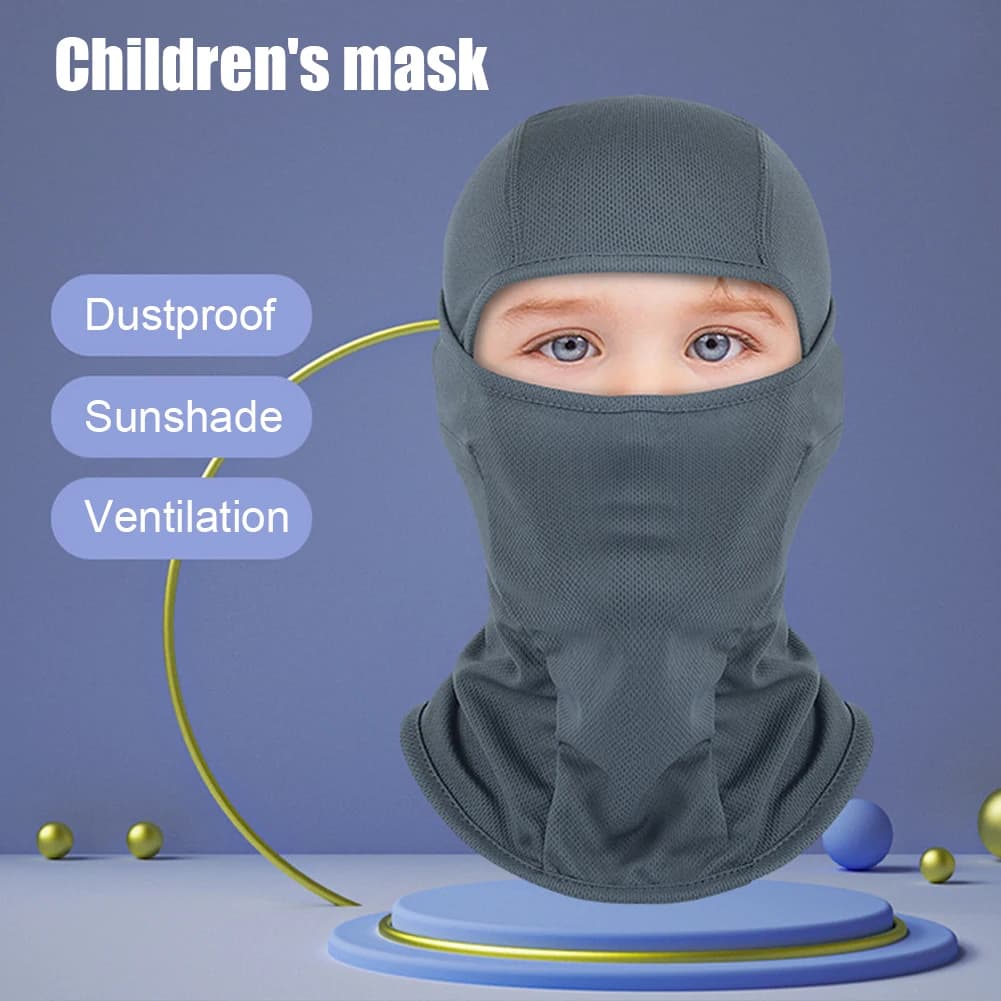 Children Camouflage stroller mask integral cover sports scarf Bandana winter warm neck cycling ski mask tactical cap lining helmet lining