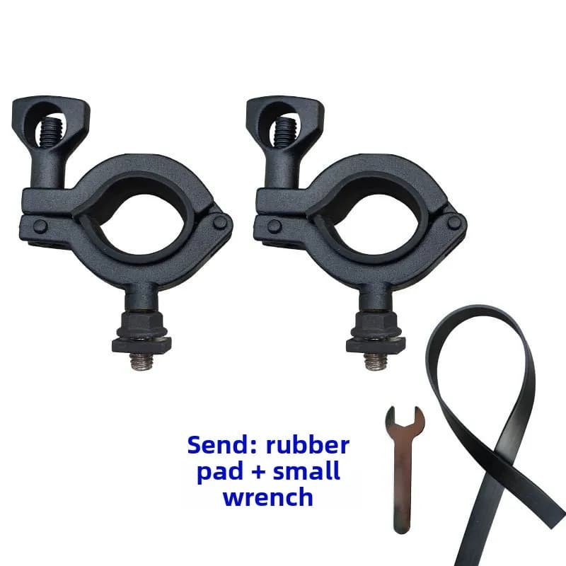 Un set di staffe di fissaggio per barre trasversali sul tetto, fibbia resistente all'usura e anti-vibrazione, speciale per il gancio di traino per bagagli.