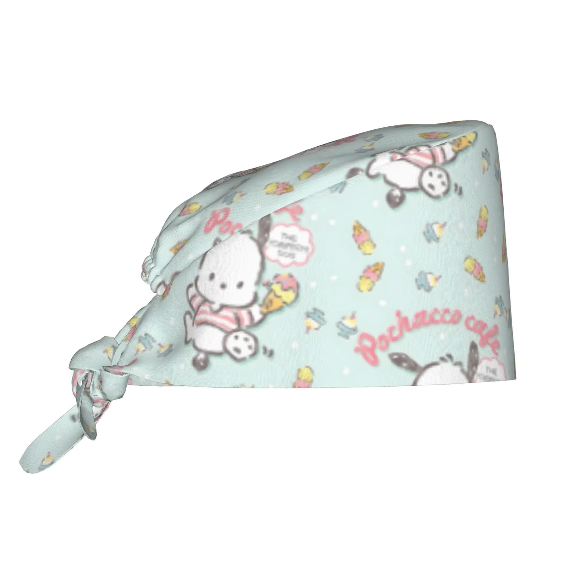 Cappello da Lavoro Traspirante Personalizzato P-Pochaccoes, Berretto Chirurgico Unisex, Cappelli per Infermieri, Berretti da Lavoro Yorimichi Dog per Ospedale