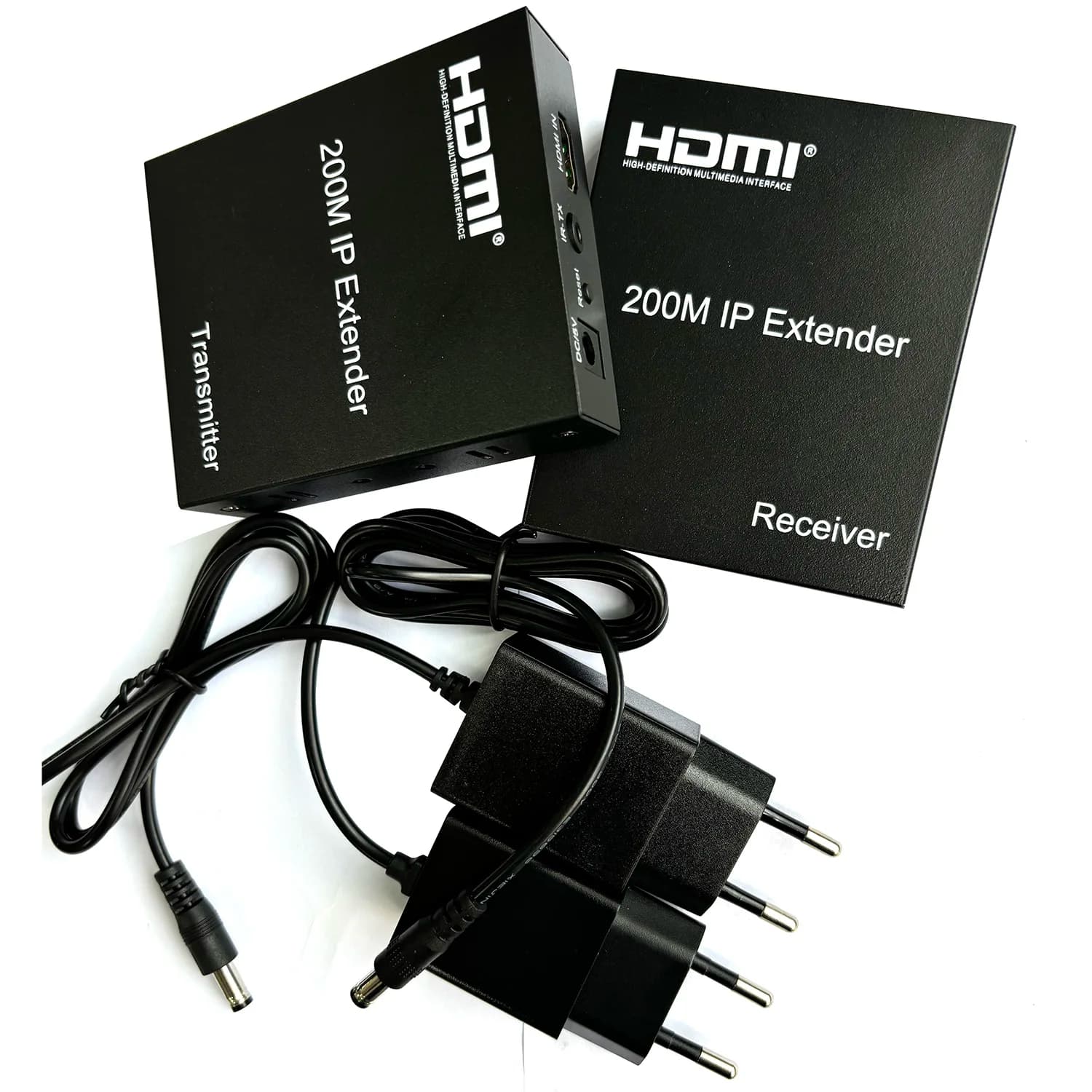 Extender HDMI IP from 150m 200m, Transmitter and Video Receiver Via CAT5e CAT6 RJ45, Extender HDMI Ethernet from 300m for Laptop PC to TV