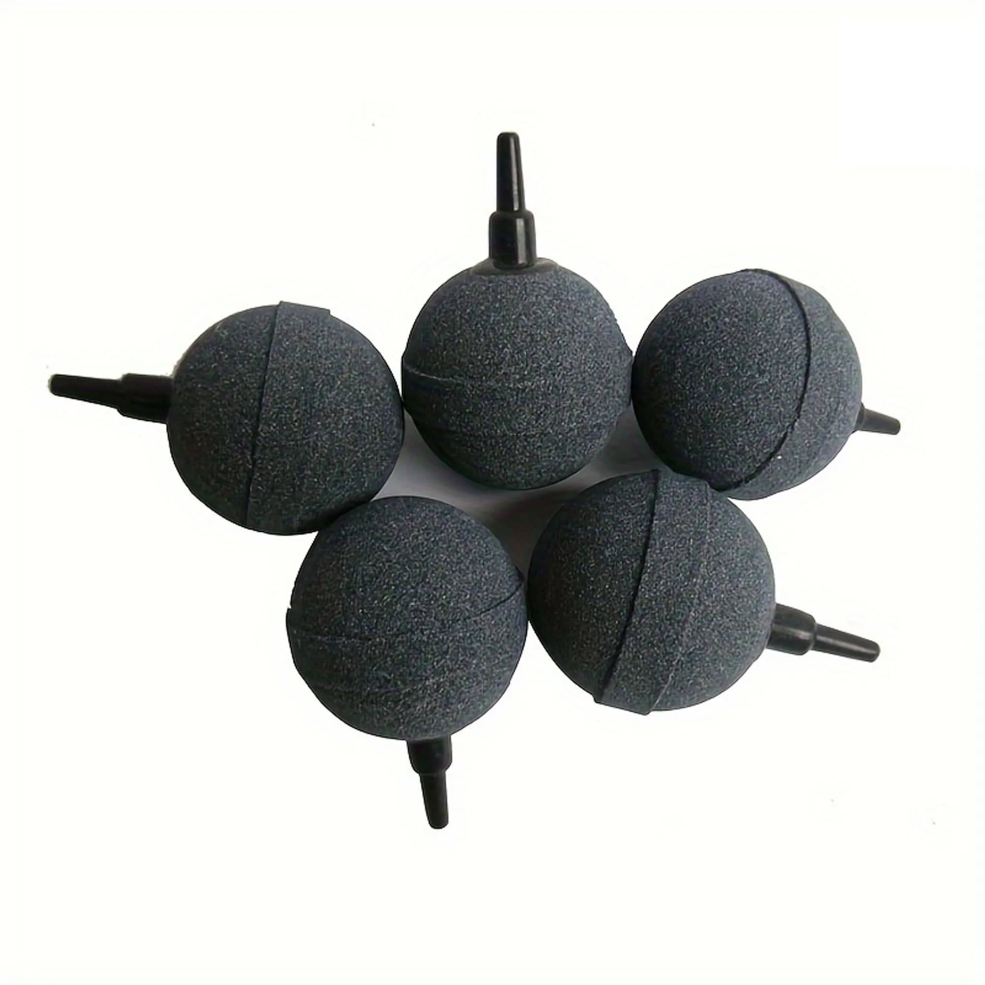 X20mm Aquarium Durable Round Air Stone Mineral Bubble Diffuser Airstones for Aquarium Fish Tank Pump and Hydroponics