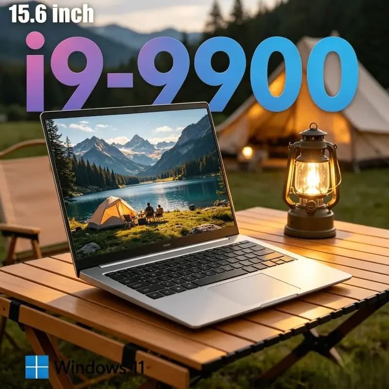 Elite 15.6 Inch Premium Laptop, 120Hz Clear IPS Screen, I9-9900 , 32GB RAM 2TB, 5000mAh Battery with Practical Backlit Keyboard
