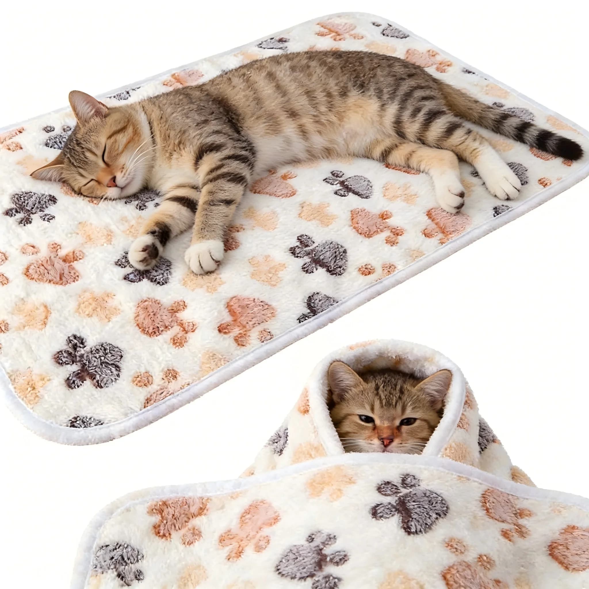Coperte per cani Tappetino per dormire caldo super morbido Soffice coperta in pile premium per animali domestici Coperta in flanella per cuccioli di cane gatto