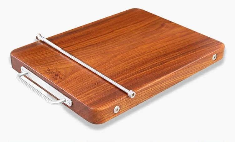 Solid wood cutting board for domestic use, kitchen drill, vegetables, fruit, iron adhesive
