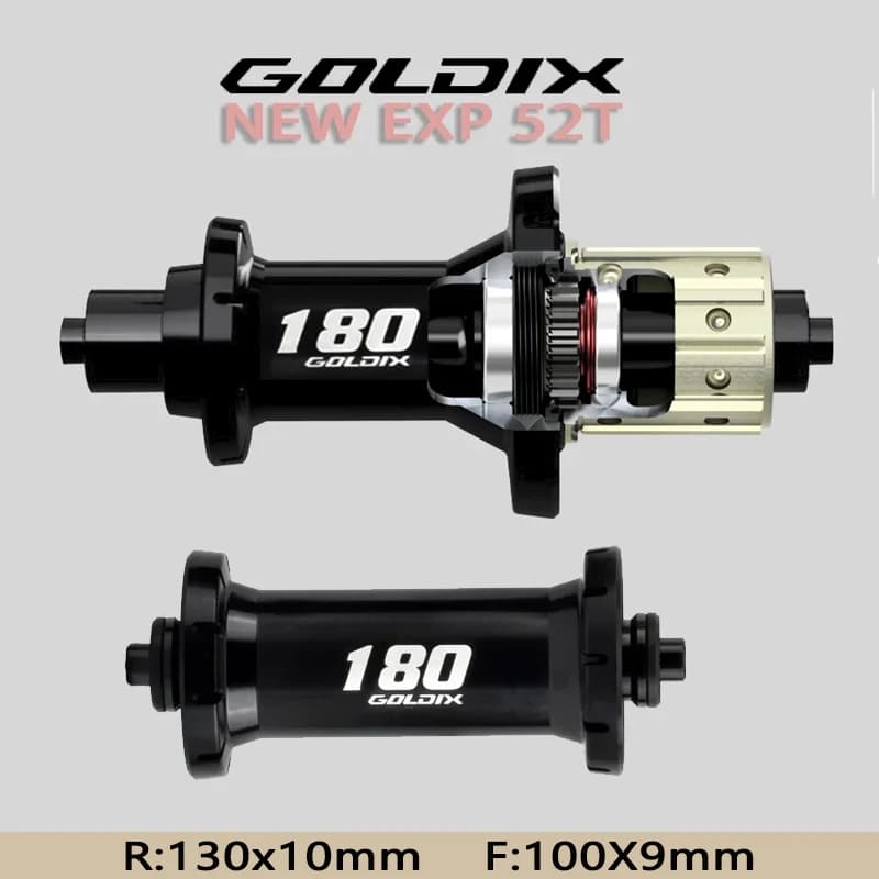 Mozzo per bici da strada GOLDIX R180 - Sistema a cricchetto ultraleggero 52T HG/XDR (20H/24H) 2:1 Accessori per biciclette con freno a forma di U per autostrada
