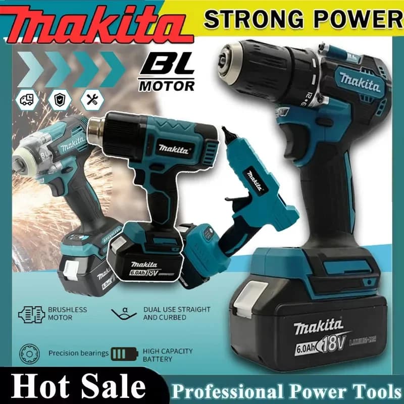 Makita Pistola Termica Portatile a Batteria, Sega Elettrica a Movimento Alternato, Utensili Elettrici Portatili per Lavori Domestici e Miglioramenti