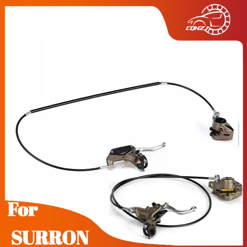 Sistema frenante anteriore e posteriore integrato con pompa freno per moto elettrica CQHZJ, set di accessori per SURRON Hyper Bee