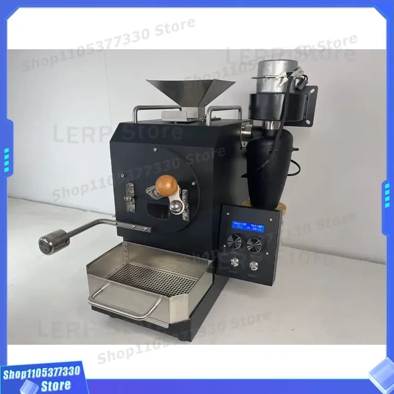 Small Electric Coffee Bean Roaster Machine Commercial Grade Smokeless Home Use Automatic Drum Roasting Device for Fresh Beans