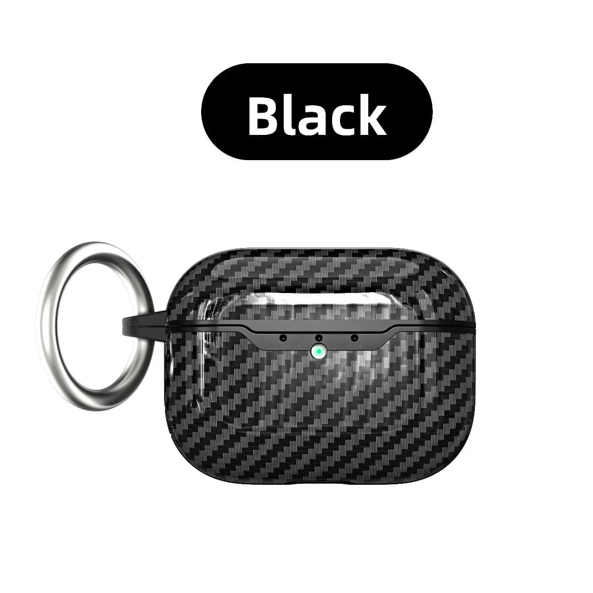 Custodia per auricolari in TPU morbido ultrasottile con texture in fibra di carbonio per Apple AirPods Pro 3, cover per AirPods 4 Pro 2, accessori per cuffie