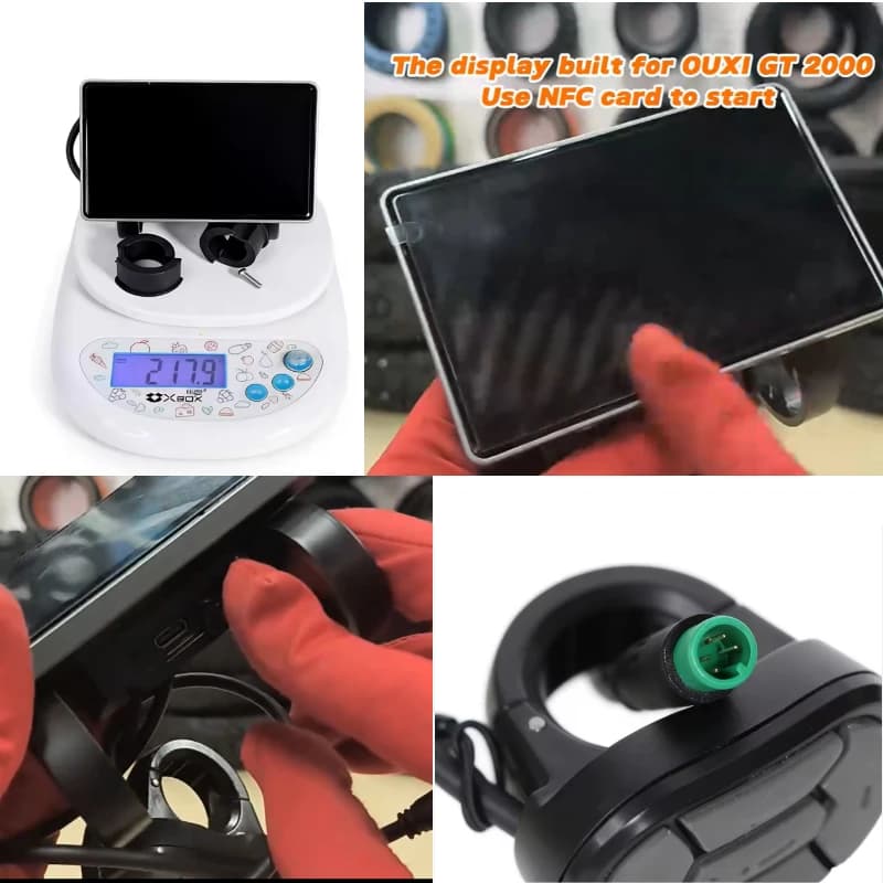 GT2000 LCD Meter HC80-48V-US US Version NFC Card Start 48V Dashboard Replacement