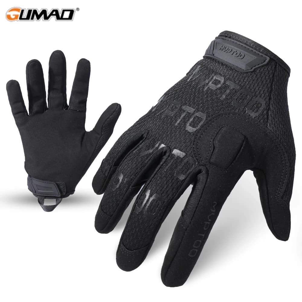 Touch Screen Hunting Gloves Full Finger Breathable Lightweight Outdoor Sports Gloves for Hiking Camping Cycling Work Men