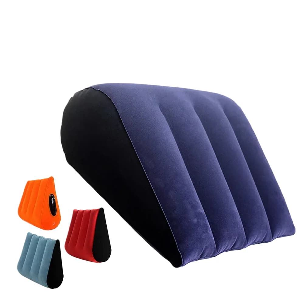 Women Masturbate Sex Pillow Cushion BDSM Sex Furniture Adult Sexual Position PVC Flocking Pillows Couple Outdoor Travel Supply