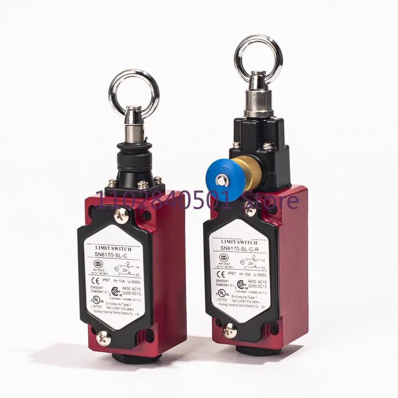 1PC Finecorsa Pull Rope Switch SN6170-SL-CR/SN2170/SN4170-SL- Safety Emergency Stop Switch