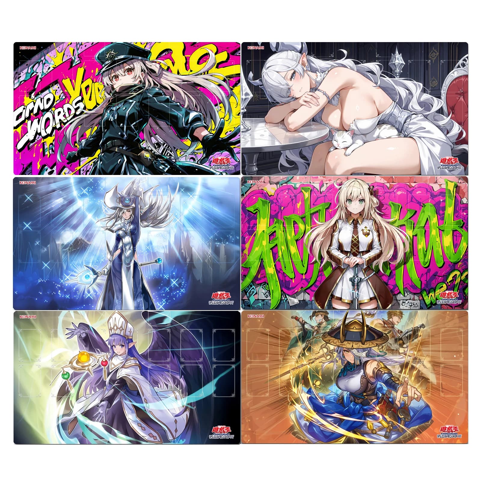 600X350X2Mm Fai da te Yu-Gi-Oh! Sky Striker Ace Graffiti Card Battle Mat Giocatore singolo Gioco da tavolo Carta Duel Plate Battle Mat Regalo Giocattolo