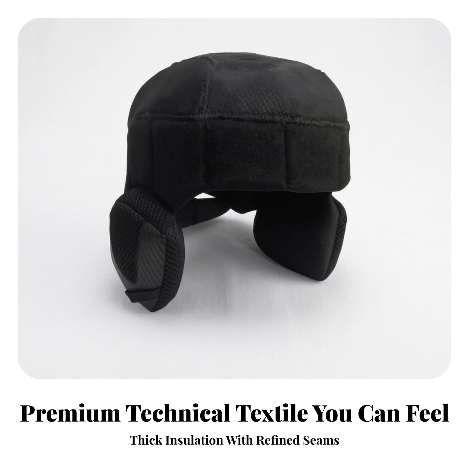Riding Helmet Cover Soft Helmet Cover with Ear Flaps Skull Cap with Ear Flaps Lightweight Headwear Moisture-Wicking