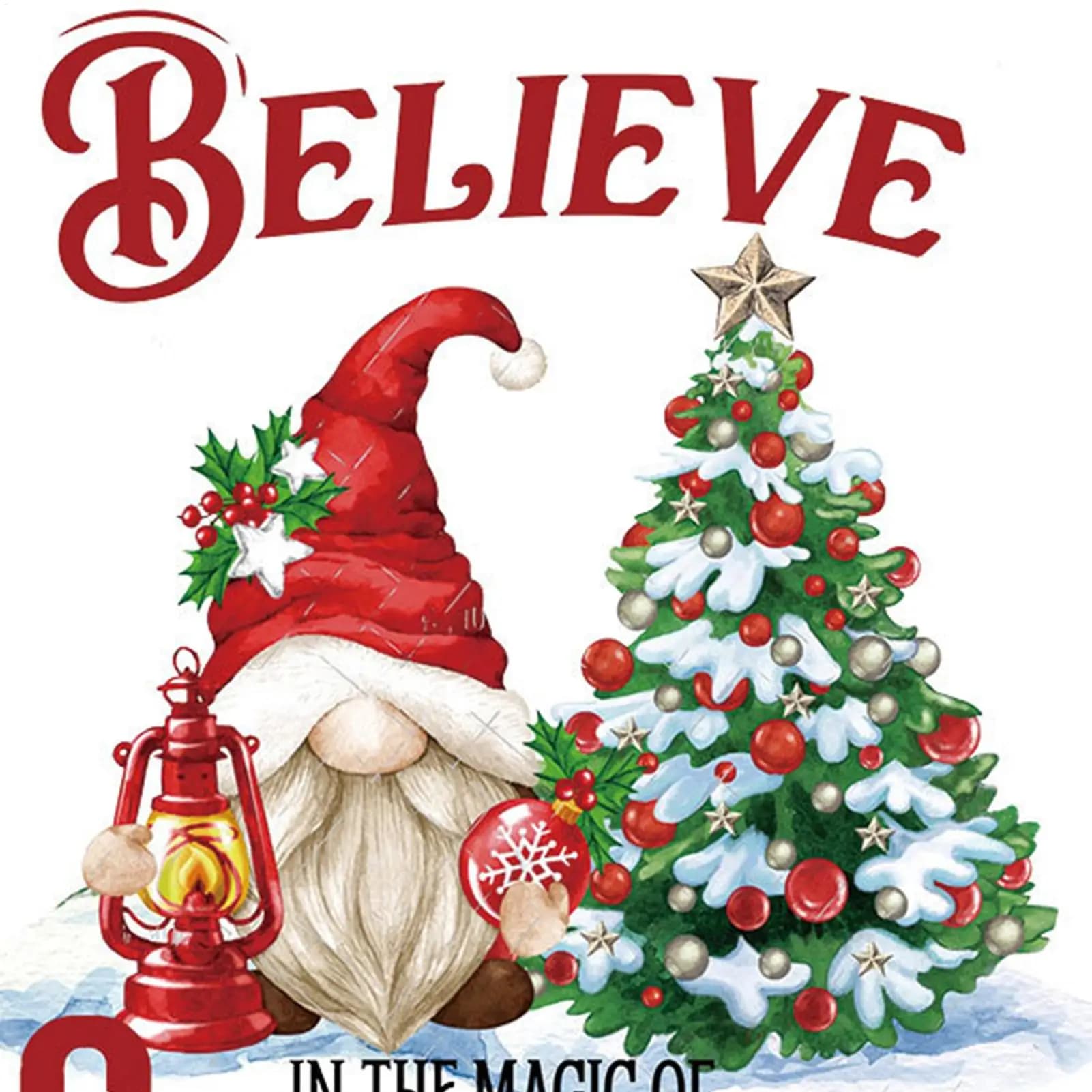 Christmas Transfers 15 Pieces Santa Tree Decals Iron On Heat Transfers T Shirts For Cloth T-Shirt Fabric Towel Winter Festival