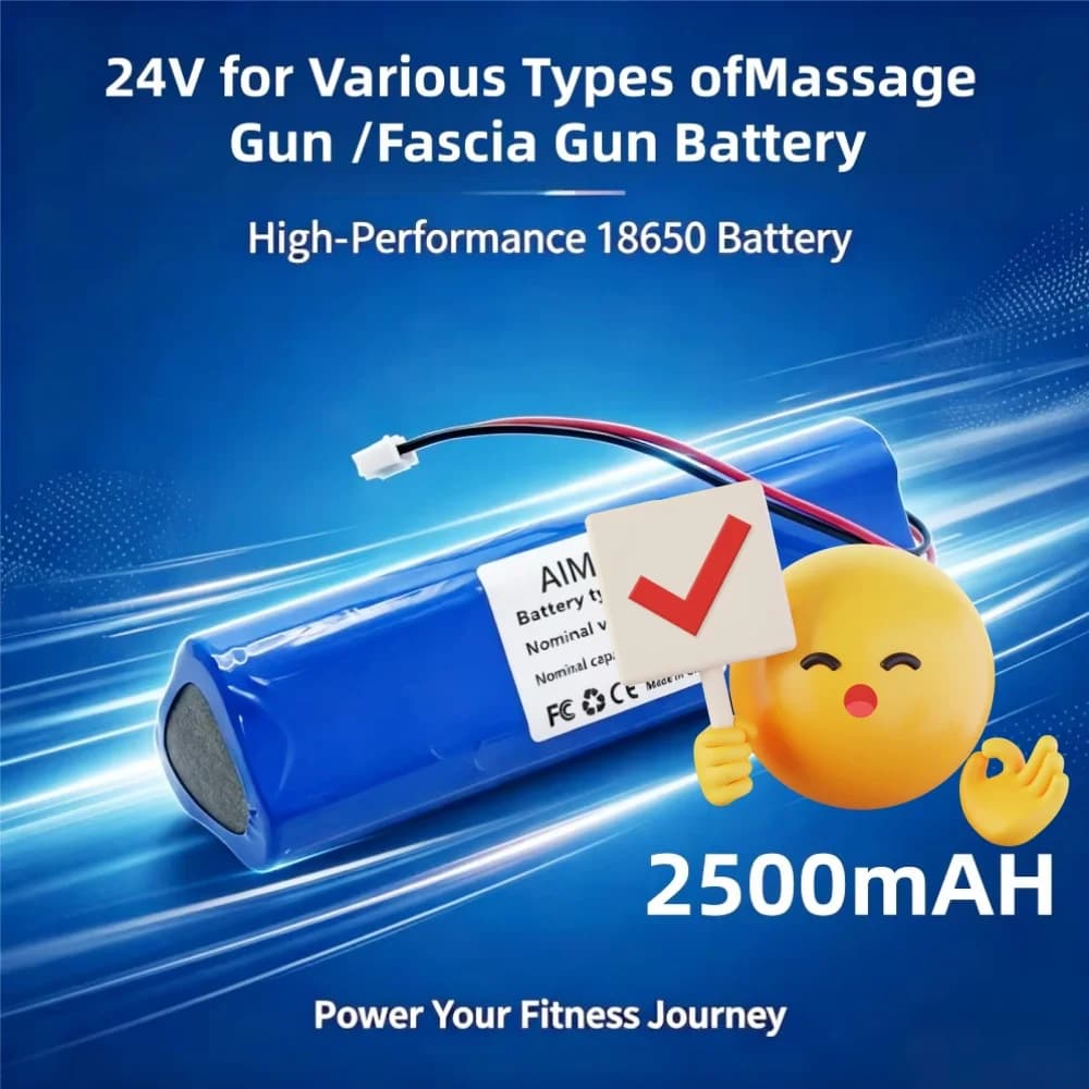 Batteria Ricaricabile agli Ioni di Litio 24V 2500mAh per Pistola Massaggiante Phoenix A1 con BMS, Nuova Condizione