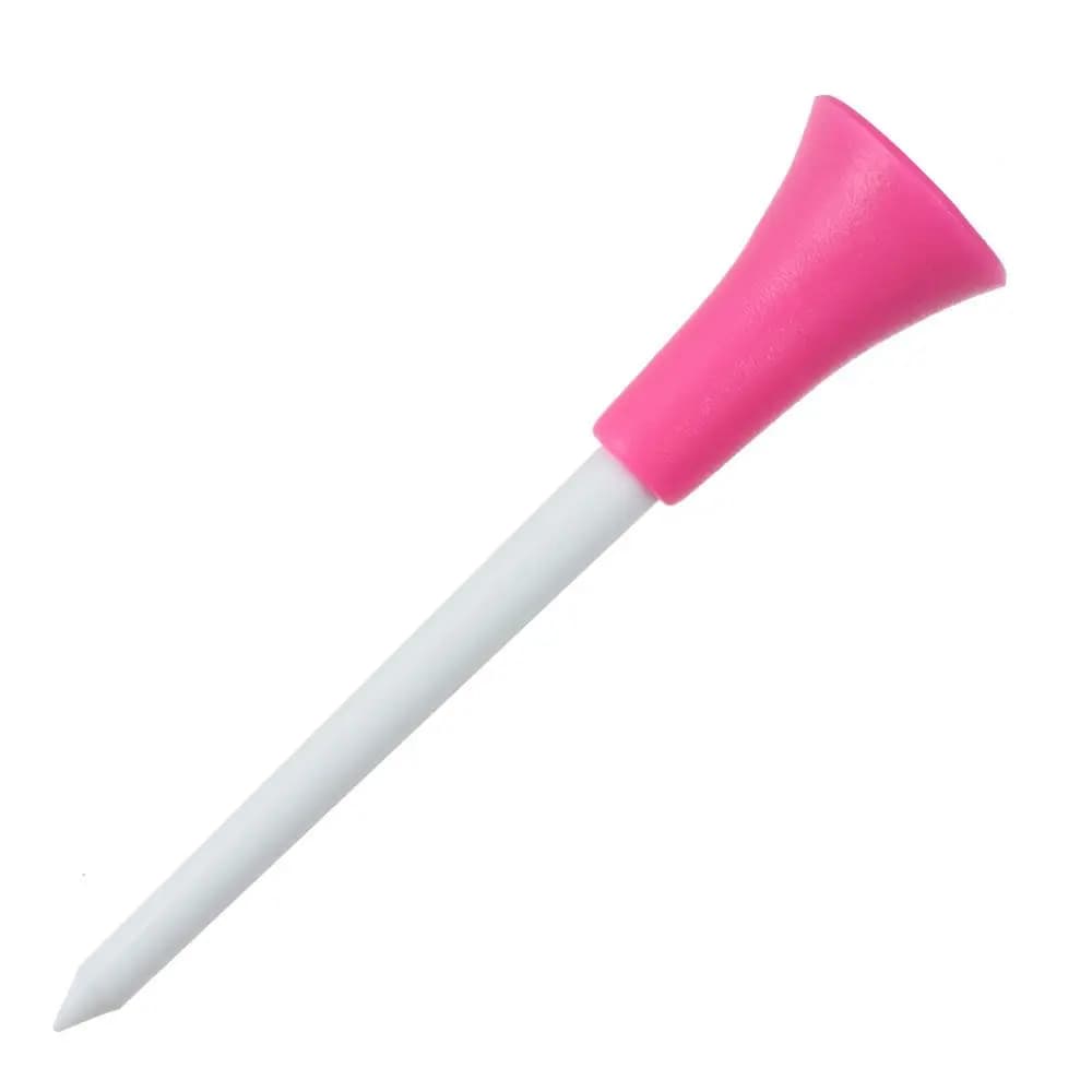 Tee da Golf in Plastica Multicolore, 50 Pezzi/Lotto, Accessori per Golf con Cuscinetto in Gomma per Sport all'Aperto
