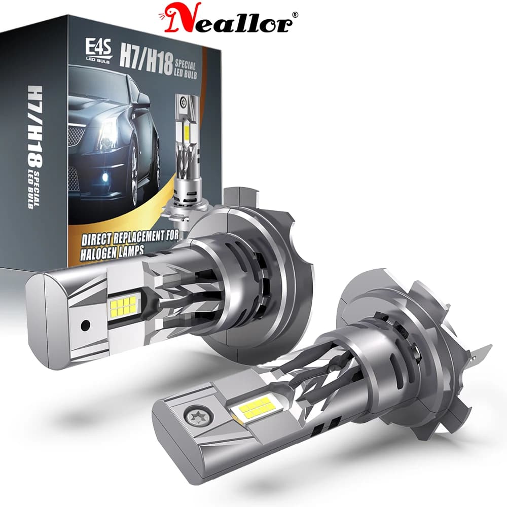 2 fari H7 Led Canbus senza errori 360 ° Lampadine per auto H18 12v 55w Lampade a diodi ad alta potenza per VW T4 T5 Passat B6 B5 B7 Cc B8 Golf 7