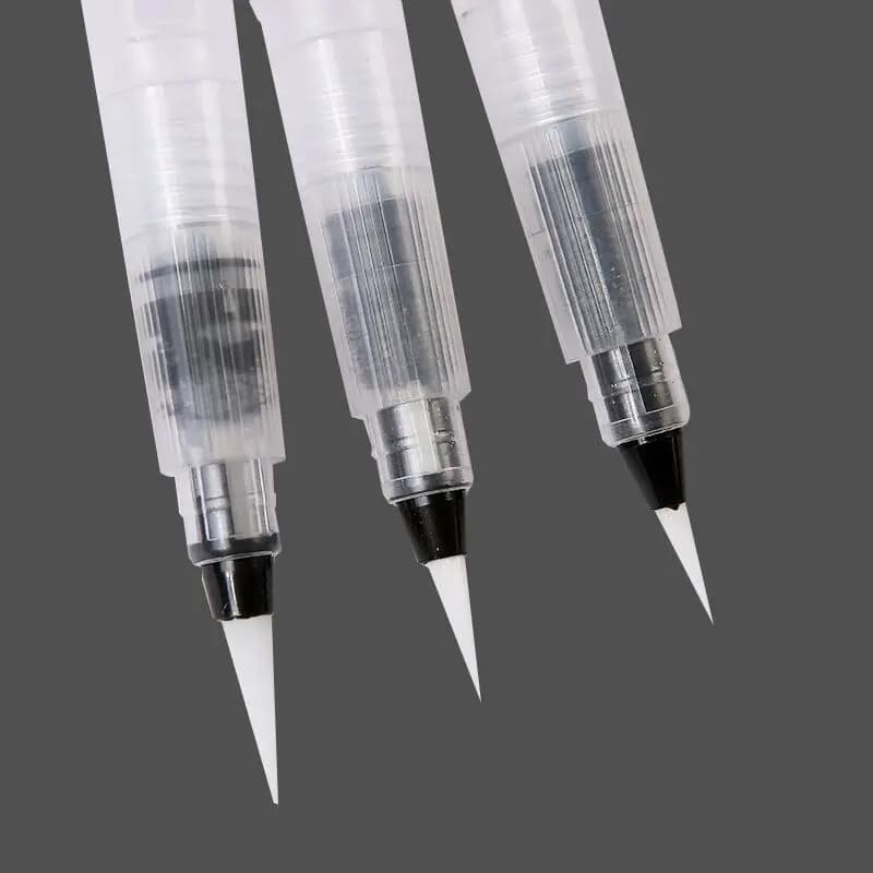 3/36pcs Refillable Water Brush Pen Set Watercolor Brushe Multi Purpose for Watercolor Painting Calligraphy Lettering Art Project