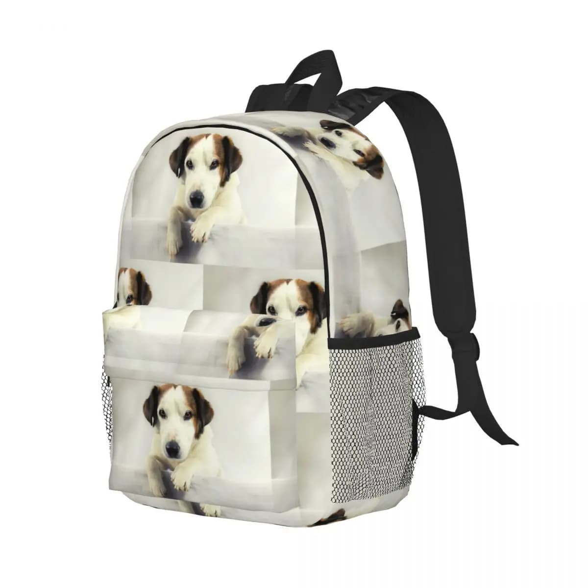Dog Jack Russell Terrier Photo Backpack Student Boys Girls BookBag Men Women School Bag Computer Shoulder Bags