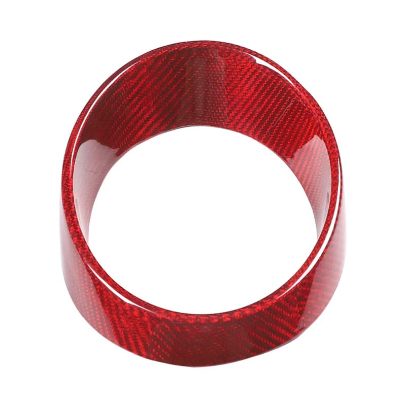 Per Ferrari 458 488 11-16, Anello Decorativo in Vera Fibra di Carbonio per Cruscotto, Accessori Interni per Auto