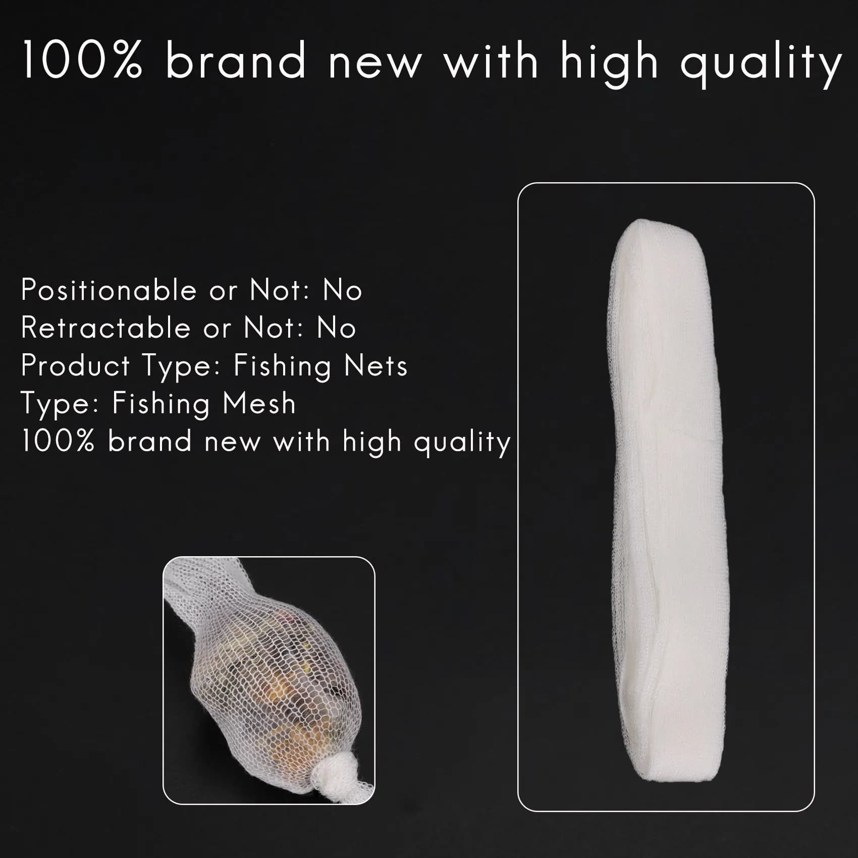 ABLB-10 Pezzi Rete in PVA da 25 mm di Larghezza, Solubile, per Ricarica Esche, Rete per Pesca alla Carpa, Sacchetti a Rete in PVA per Boilies, Rig e Esche, 5M