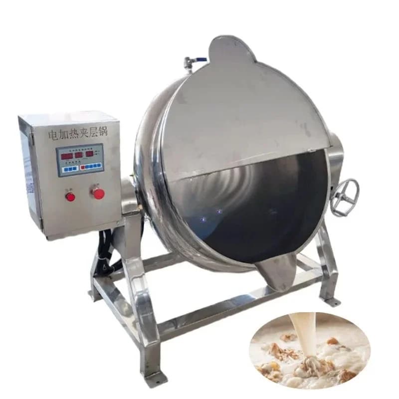 Cuociriso da ristorante da 100 litri, wok inclinabile, frullatore intelligente, bollitore elettrico a doppio mantello