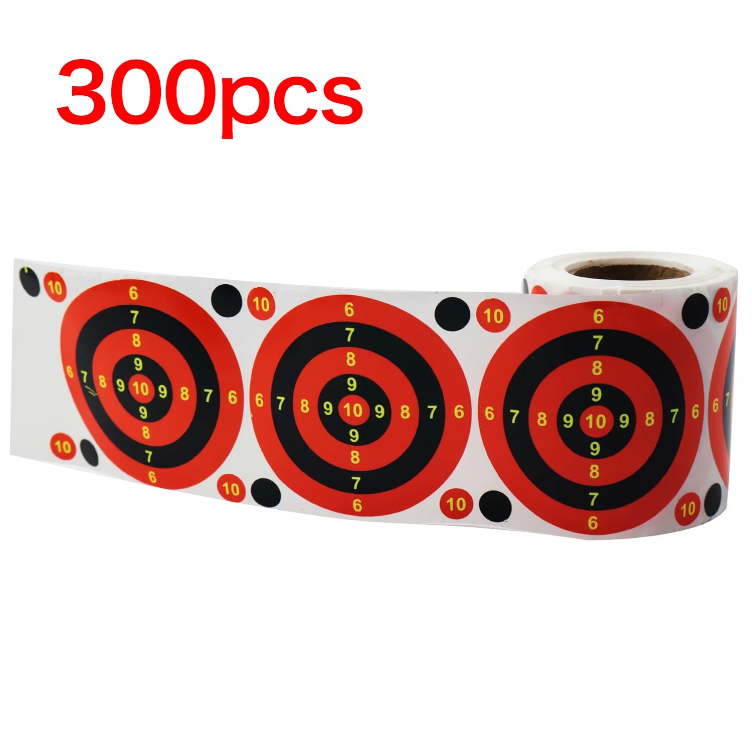 Outdoor Shooting Training Target Paper, 300 pcs Training Targets, Stickable Target Paper for Slingshot/Archery Shooting Practice