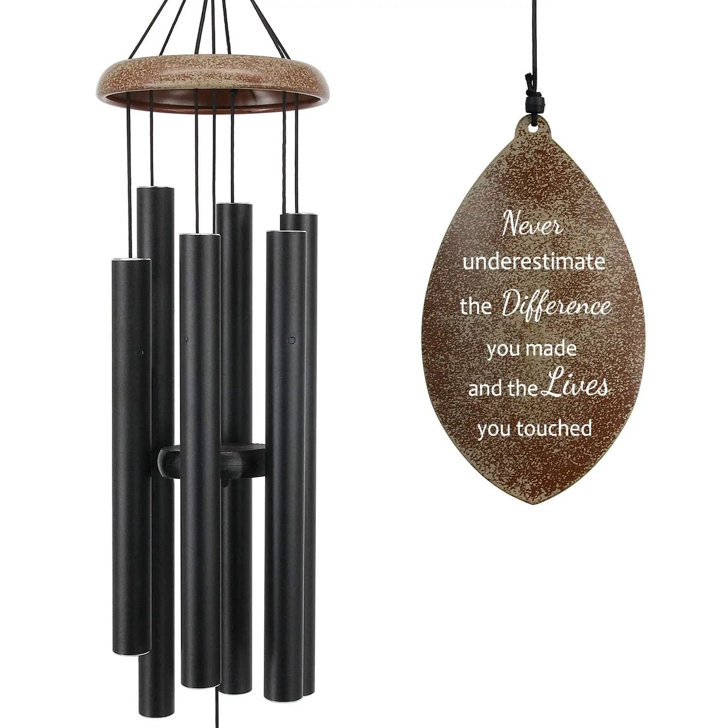 Personalized Happy Retirement Gift, Custom Name Retirement Wind Chimes for Women Men, 35" Large Deep Tone Wind Chime Retire